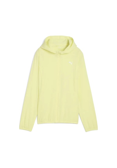 Puma Run Velocıty Woven Jacket W Sarı Kadın Fermuarlı Üst