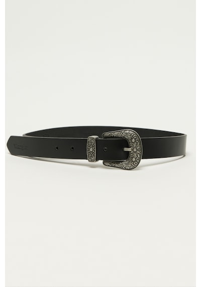 Wrangler Deri Siyah Kemer W0J4U1001 Siyah