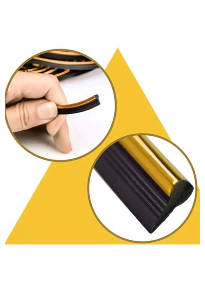 Trim Fitili Oto Geçmeli Gold Trim Fitili Süs 5 Metre Nikelajlı Gold