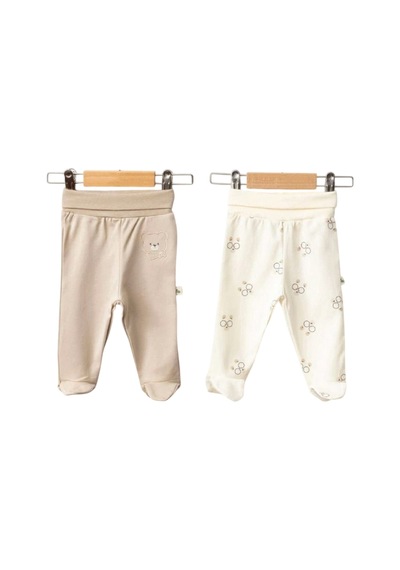 Ciccim Baby 2'li Bebek Pantolon 0-3 / 3-6 Ay 5060 Toprak