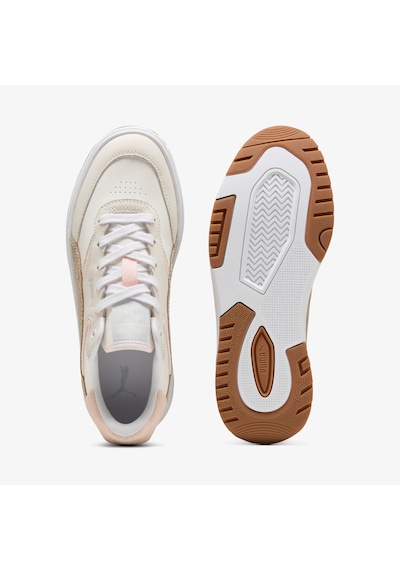 Puma Cali Sylva Elevated Kadın Krem Spor Ayakkabı 403615 Krem