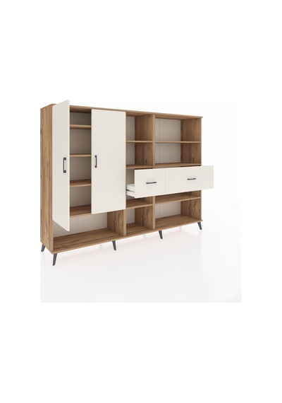 Hyperion Dolap 10 Raflı 2 Çekmeceli 2 Kapaklı 220x44x163 Çam-aytaşı Aytası - Atlas Çam Hyperion Dolap 10 Raflı 2 Çekmeceli 2 Kapaklı 220x44x163 Çam-aytaşı Aytası - Atlas Çam