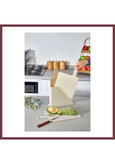 Storeşahin Saplı Kesim Panosu 4 Parça Set Shn0720 Çok Renkli