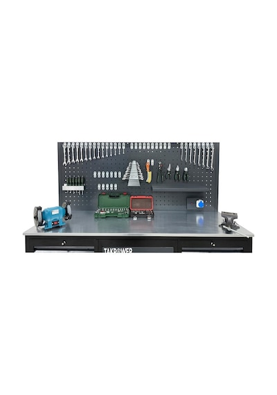 Takpower 2 Metre Dolu Takım Tezgahı 10 Çekmeceli 1 Dolaplı Pro