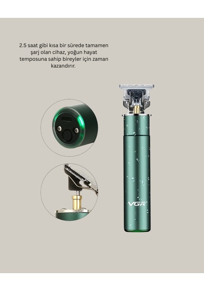 Usb Hızlı Şarjlı 3 Saat Kullanımlı Saç Kesme Makinesi -