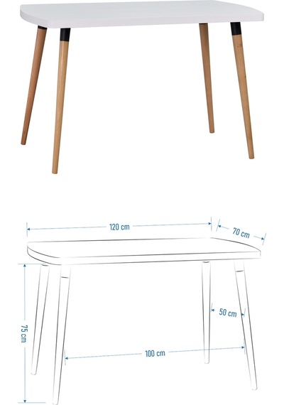 Vilinze Deniz Sandalye Argos Ahşap Mdf Sabit Mutfak Masası Takımı - 70x120 Cm Beyaz Vilinze Deniz Sandalye Argos Ahşap Mdf Sabit Mutfak Masası Takımı - 70x120 Cm Beyaz