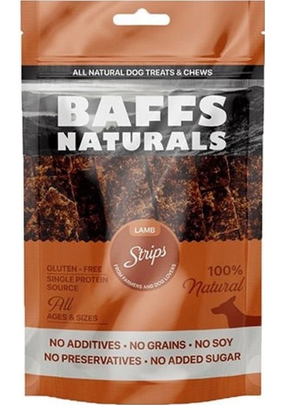 Baffs Naturals Kuzu Et Çubukları Köpek Ödül Maması 100 G