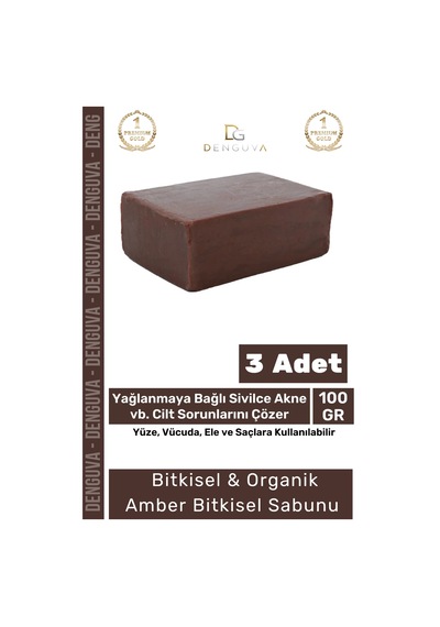100% Doğal Güzel Kokulu El Yüz Saç Vücut Cilt Onaran Kolajen Etkili Amber Bitkisel Sabun 3 Adet Karışık