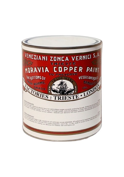 Moravia Copper Paint Antifouling Bakır Esaslı Kırmızı Zehirli Boya Tekne Ve Gemi Boyası 2,5 L