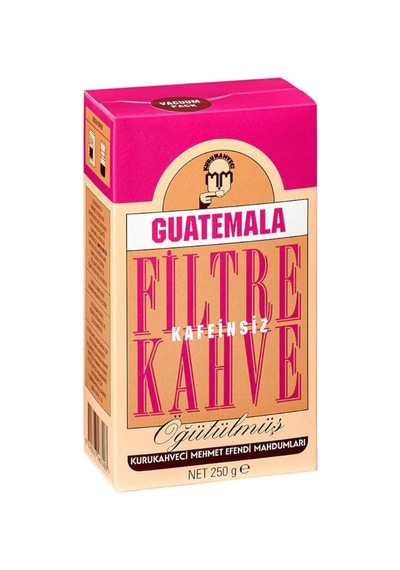 Kurukahveci Mehmet Efendi Guatemala Öğütülmüş Kafeinsiz Filtre Kahve 250 G