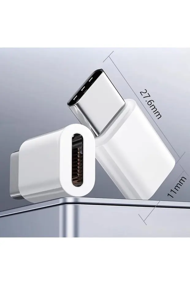 Yeni Nesil Apple iPhone Uyumluler İçin Şarj Uç Adapter Type-c To Lightning Şarj Data Çevirici Dönüştürücü Adaptör 1