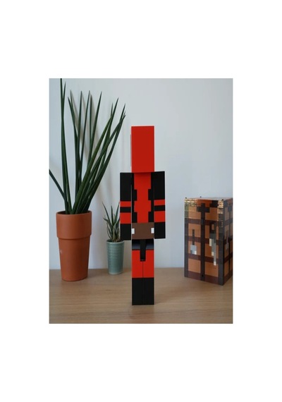 Minecraft Deadpool Figür