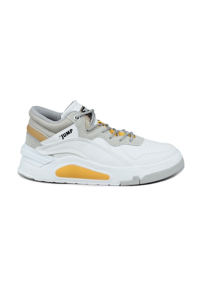 Jump 29103 Yüksek Bilekli Beyaz Erkek Sneaker Günlük Spor Ayakkabı Beyaz