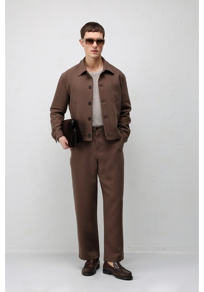 Antioch Relaxed Fit Baharlık Erkek Mont Kahve