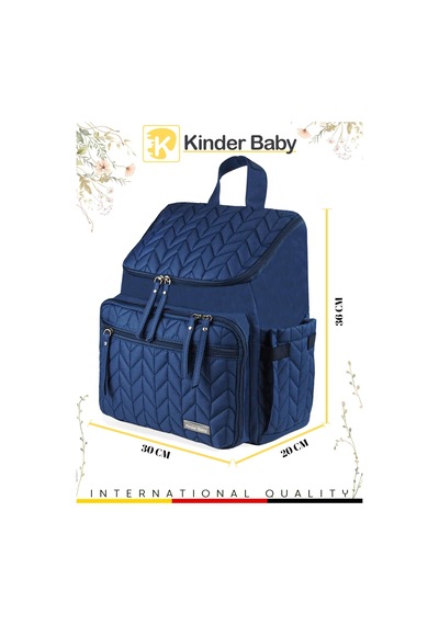 Kinder Baby Merlin Anne Bebek Bakım Çantası Lacivert