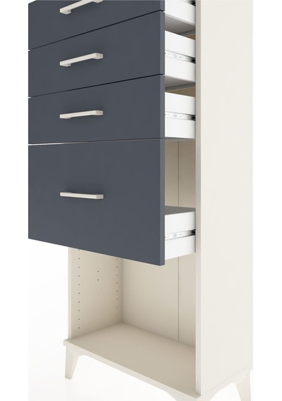 Hyperion Dolap 4 Çekmeceli 60x44x134 Aytaşı-antrasit Aytaşı Hyperion Dolap 4 Çekmeceli 60x44x134 Aytaşı-antrasit Aytaşı