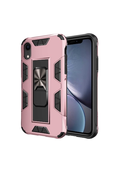 Apple Uyumlu iPhone XR 6.1 Kılıf Zore Volve Kapak-Siyah