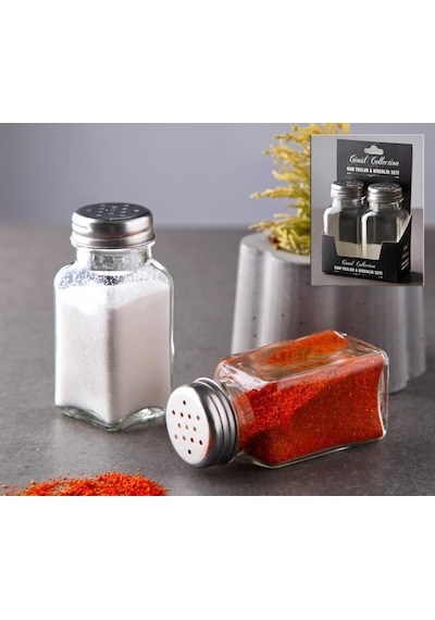 Rossel Premium İkili Tuzluk Gnl.kf-52 Beyaz - Inox