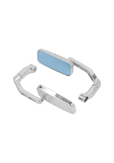 Motosiklet Gidon Dikiz Aynası D4 Model 8/10mm Kaliteli Nikel Motoparax Renk : Standart