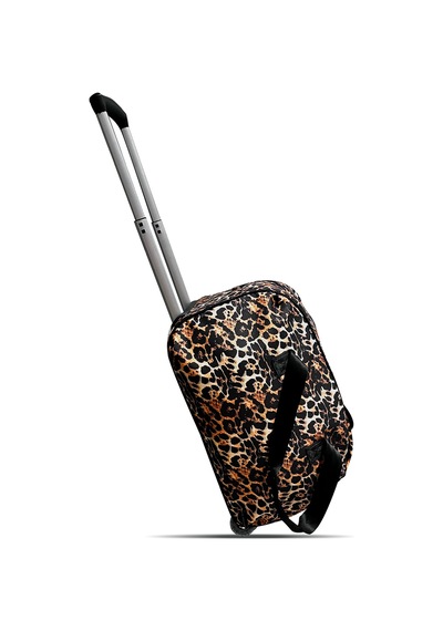Set Jones Leopar Çekçekli El Valizi Leopar Leopar