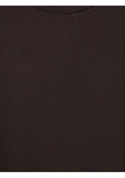 Lcw Modest Kahverengi Fırfırlı Kadın Sweatshirt Tunik