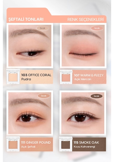 Missha Modern Shadow Matte Yumuşak Dokulu Dökülme Yapmayan Mat Tekli Göz Farı 101 Pale Bloom
