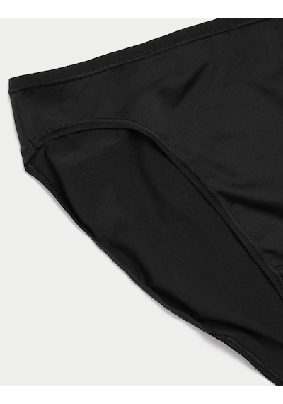 Marks & Spencer 5'li Dikişsiz High Leg Külot Seti T61004100 Siyah