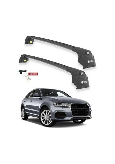 Turtle Audi Q3 8u 2012-2018 Ara Atkı Air2 Siyah