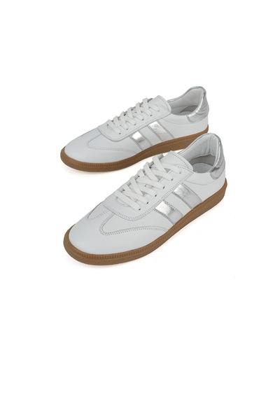 Ziya, Kadın Hakiki Deri Sneaker 1611035z6403 Beyaz-gümüş 1511035z6403 431