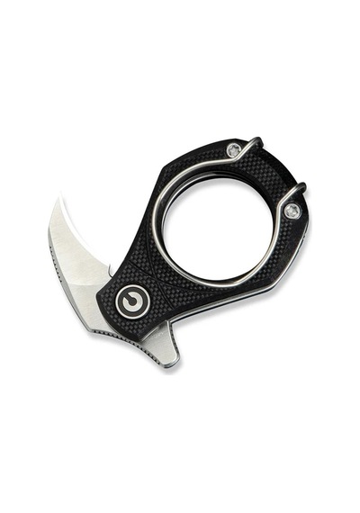 Civivi Pyrus Black G10 Handle Satin Finished 14c28n Blade Kamp Çakı Siyah