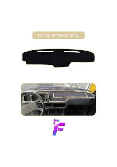 Tofaş Üstten Kapaklı Uyumlu Ön Göğüs Koruma Hızlı Ve Kolay Montaj Tam Uyum Oto Aksesuar A97 Torpido Halısı