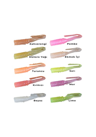 Deep Hook Ceku-twister 5.5cm 2.2gr Lrf Silikonu Kırmızı