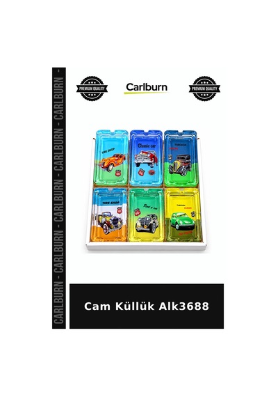 Özel Üretim Şık Ev Aksesuarı Modern Salon Cam Küllük Alk3688