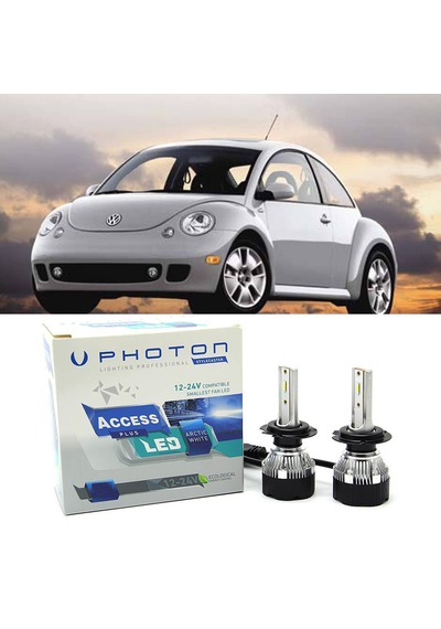 Vw Beetle Led Xenon Kısa Far Ampulü H1 Access Yeni Seri Beyaz 1997-2005
