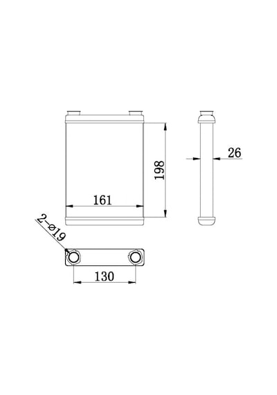 Kalorifer - 689 - Radyatoru Mgn - Dpmıx-hb - Iıı-fluence 198x165x26