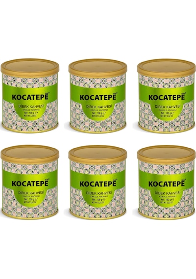 Kocatepe Kakuleli Dibek Kahvesi Teneke 100 Gr X 6 Adet Öğütülmüş