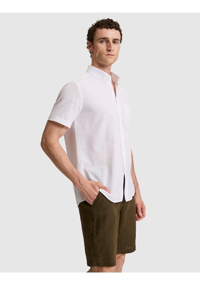 Pierre Cardin Erkek Beyaz Gömlek Kısa Kollu 50320916-vr013