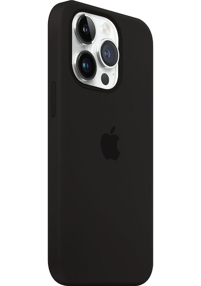 Apple Uyumlu iPhone 15 Pro Logolu Kılıf Lansman Silikon Kılıf - Siyah