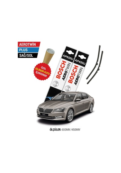 Skoda Superb 2018 Model Silecek Takımı Ön Bosch Aerotwin Plus