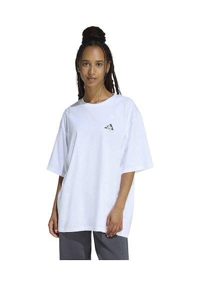 Adidas Soft Sıde Os T Whıte Beyaz Kadın Kısa Kol T-shirt 000000000102477056