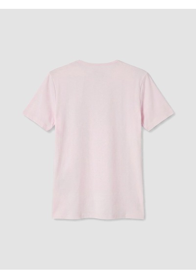 Lcw Everyday Pembe %100 Pamuklu Kadın Tişört