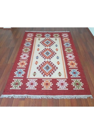 Uşak Kilimi - Çift Taraflı Antik Tarz Eşme Desen Kilim Yolluk