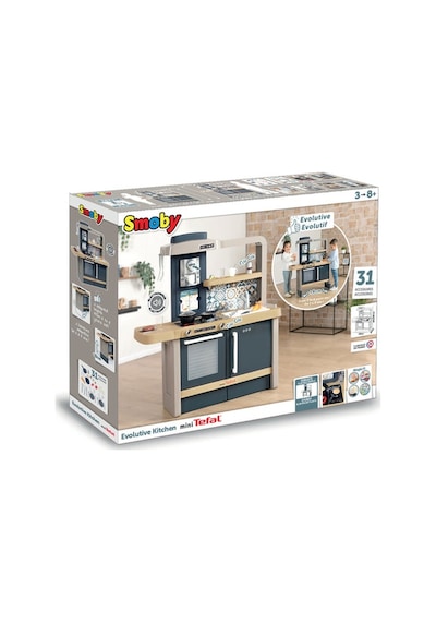 Smoby Tefal Evolutive Kitchen Oyuncak Mutfak Seti - Smb-7600312308