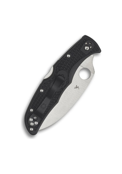 Spyderco Endura 4 Black Lightweight Wharncliffe Plainedge Kamp Çakı Siyah