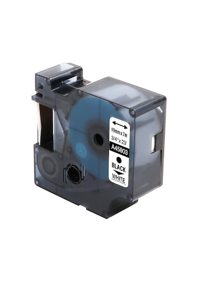 Dymo S0720930 D1 Yedek Şerit, 24 Mm X 7 Mt, Beyaz- Siyah 53713