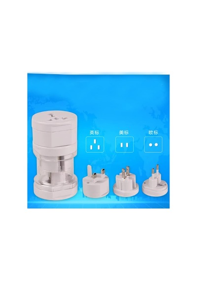 Seyahat Universal Çevirici 3in1 Priz Adaptörü Kompakt Tasarım 150 Ülke İle  250v 13a Orta Doğu,amerika,avrupa, Asya,afrika,çin,japonya Dönüştürücü Adaptör 997l