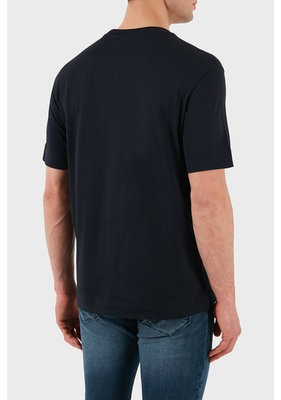 Emporio Armani Erkek T Shirt Em001068 Af12926 Ub118 Lacivert Lacivert