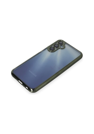 Samsung Galaxy A25 5g Uyumlu Kılıf Lensli Silikon - Yeşil