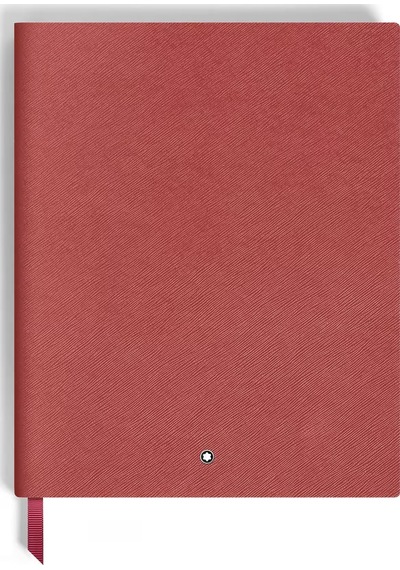 Montblanc Sartorial Deri Büyük Boy Defter 134741 Kırmızı