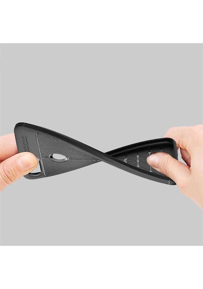 Xiaomi Mi 8 Lite Kılıf Zore Niss Silikon Kapak-Siyah